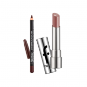 مجموعة الشفاه من فلورمار محدد شفاه 244 + أحمر شفاه 002 , Flormar Lip Set – Lip Liner 244 + Lipstick 002 SO YOU 